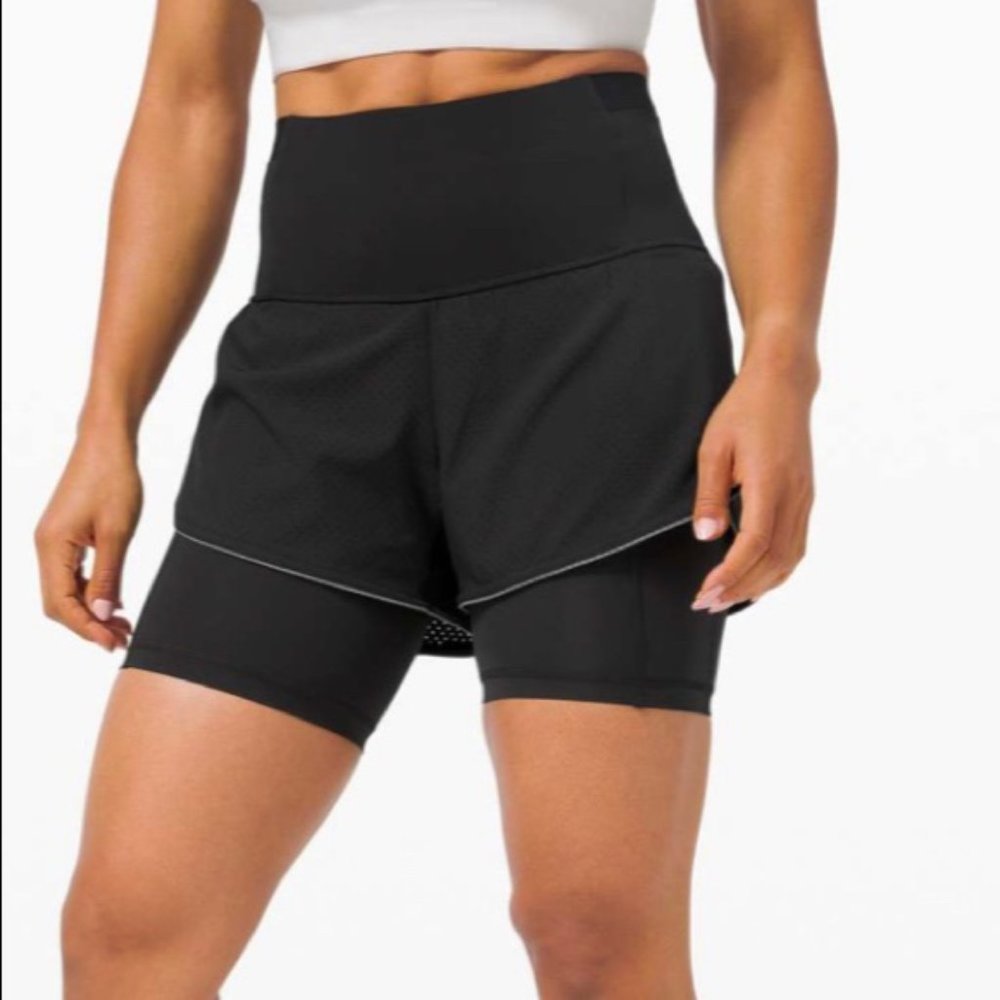 Lululemon Fast and Free 2 in 1 Shorts